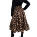 G-52206#Elegant Midi For Women Leopard Print Simple Fashion Slim Fit A-line Skirt_ecoleips.com