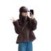 Women's Clothing Winter Young Style Mink Fur Short Stand Collar Mink Plush Eco Friendly Fur Coat For Women_ecoleips.com