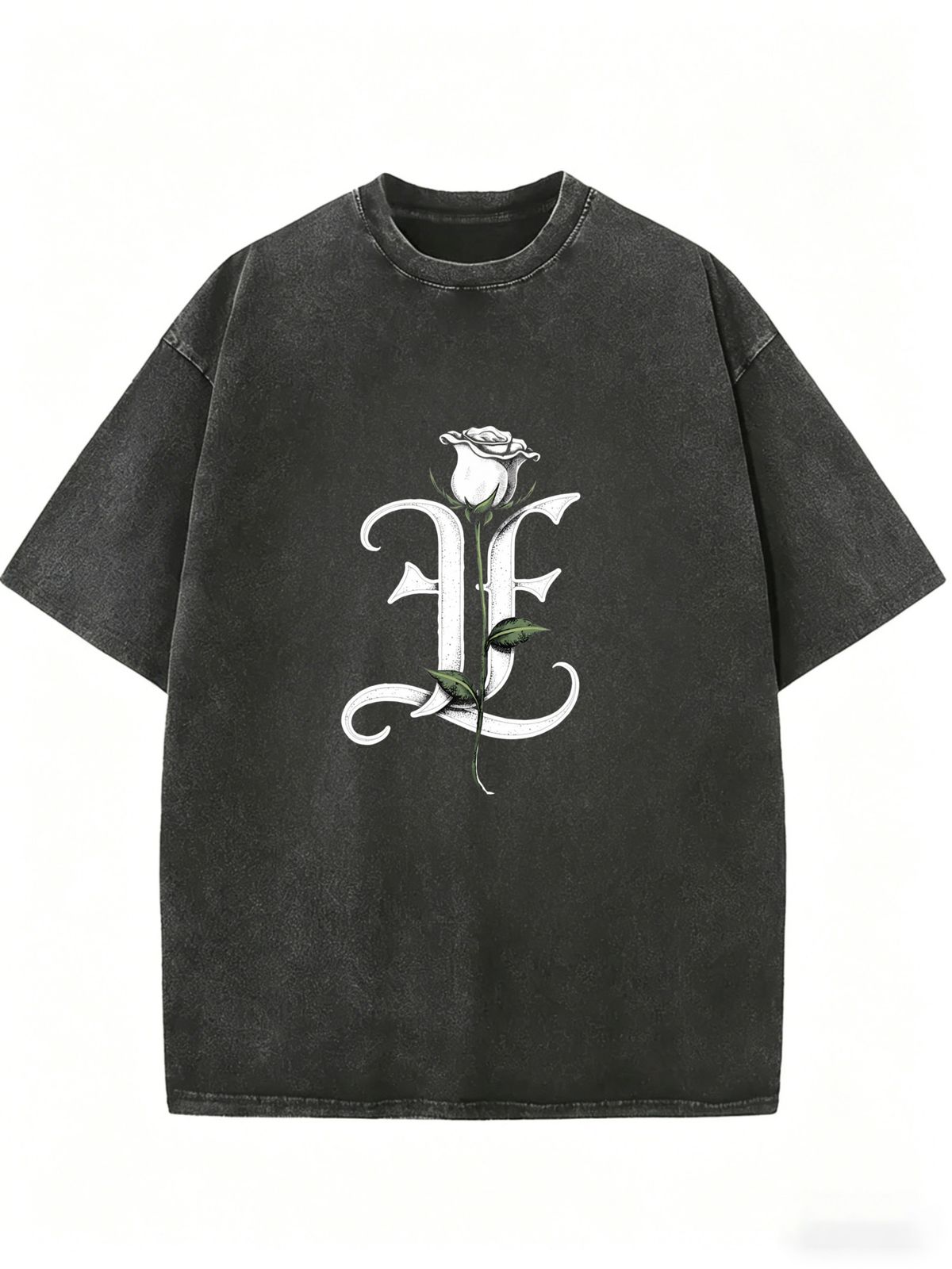 Women's Loose Fit Washed T-Shirt, Comfortable Crew Neck Casual Top For Spring And Summer Outfits_ecoleips.com