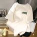Women's Retro White T-Shirt Short Sleeved Loose Fit Summer Top Trendy Hong Kong Style Niche Design National Trend_ecoleips.com