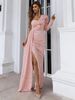 Women's Clothing plus size women's clothing gold stamped big swing sexy long skirt tailing banquet evening dress dress_ecoleips.com