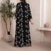 Muslim Dress WomenLuxury Gold-Embroidered Middle Eastern Dress – Elegant Dubai Arabian Robe For Women_ecoleips.com