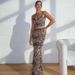 2025 Summer Fashion Printed V-Neck Camisole Slim Fit Bodycon Skirt Set Wholesale For Women_ecoleips.com