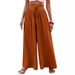 Suitable For All Seasons 2025 Summer Casual Fashion High Elastic Women's Wide-Leg Pants_ecoleips.com