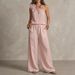 Women's Clothing Women's Sexy Urban Shirt Set Sleeveless Trouser Set For Formal & Casual For Women Two Piece Set_ecoleips.com