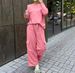 Women's Clothing Autumn And Winter Solid Color Round Neck Pullover Sweatshirt Fashion Casual Trousers Suit New Products_ecoleips.com