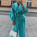 Autumn And Winter New Women's Clothing Solid Color Lapel Woolen Top Casual Trousers Suit_ecoleips.com