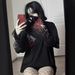 Women's Slim Fit Long Sleeve Top Design Oriented American Casual Commuter Street Style Sexy Top for Foreign Trade Cross Border_ecoleips.com