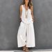 Women's Two Piece Set Wide Leg Pants And Sleeveless Vest Solid Color Spring Summer New Arrival_ecoleips.com