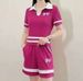 Summer New Sports Suit Women's 2026 New Foreign Style Korean Version Loose Age Reduction High-end Casual Shorts Two-piece Set_ecoleips.com