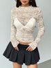 Elegant Fashionable Women's Lace Ruffled Slim Fit Long Sleeved Top European American Style Autumn New Cross Border E-Commerce_ecoleips.com