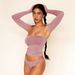 Cross-border Hot-selling Spicy Girl Fashion Outfit, Women's High-end Shawl Strapless Top With Lace, Pure And Alluring_ecoleips.com