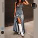 Women's Clothing Ins New Ladies Midsummer Retro Cotton Denim Washed Old Suspenders Slim Buttoned Long Skirt_ecoleips.com