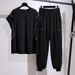 Women's Clothing Loose Fashion Leisure Sports Two Piece Suit_ecoleips.com
