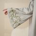 Muslim Olive Branch Embroidery Women's Long Robe Set With Headscarf And Belt Loose Casual Clothing_ecoleips.com