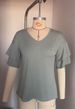 Women's Solid Color V-Neck Short Sleeve Top With Flutter Sleeves, Soft Casual Blouse For Everyday Wear_ecoleips.com