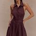 Women's Clothing Elegant Commuter Style Dress Off Shoulder Backless Long Halter Neck Spring Summer For Formal & Casual_ecoleips.com