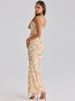 Mozision Spaghetti Strap Backless Print Sexy Maxi Dress Women Elegant Patchwork Sleeveless Bodycon Floral Print Club Party Dress_ecoleips.com