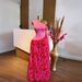 Women's Clothing Women's Sleeveless Asymmetrical Neck Slim Printed Pleated Elegant Long Dress European And American Style Autumn Fashion_ecoleips.com