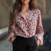 Aria Basics Aria Basics Cross-Border 2025 New Printed Leopard Print Spring Autumn Casual Fashion Shirt European And American Women's_ecoleips.com