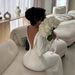 "Sexy Backless High-Slit Evening Dress - Elegant White Party Gown With Hip Cutout (S-XXL)"_ecoleips.com