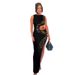 Women's Clothing hollow snake shaped hot diamond slit hip dress_ecoleips.com