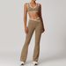 Cross High Waist Sports Suit Female Contrast Color Backless Tight Nude Yoga Suit Running Fitness Yoga_ecoleips.com