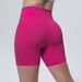 K New Thin Ice Feel, Skin Friendly, Breathable, Tight Solid Color Yoga Pants, Sports Running, Fitness Yoga Clothes, Three Part Shorts_ecoleips.com