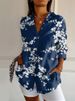 2025 New Women's Summer Trend Half Sleeve Printed 3D Shirt_ecoleips.com