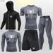 Women's Clothing Women's Sportswear Set Breathable Quick Drying Lightweight Five Piece Casual Sports Outfit With Long And Short Sleeve Options_ecoleips.com