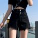2025s Trendy Ripped Jeans Summer New Ins Style Versatile Frayed High Waist Loose Wide Leg Shorts Hot Pants For Women_ecoleips.com