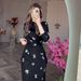 Women's Clothing Loose Breathable Casual Round Neck Flower Print Skirt Suit_ecoleips.com