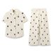 Fashion Embroidered Loose Casual Pants Short Sleeve Floral Shirt Women's Summer Set_ecoleips.com