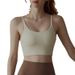 Lycra Yoga Vest Outdoor Sports For Women, European American Running Fitness Wear, Shockproof Bra With Thin Straps And_ecoleips.com