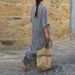 Cross-Border Independent Station Hot-Selling European And American New Style Cotton Linen Color-Woven Striped_ecoleips.com