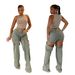 European And American Style Women's Straight Leg Jeans Retro Washed Hollowed out Denim Street Fashion Cross Border Clothing for Women_ecoleips.com