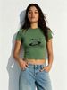 Planet Women's Short-Sleeved Crop Top, Y2K Crew Neck High-Waisted T-Shirt, Retro Space Aesthetics Summer Street Style._ecoleips.com