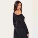 2025 Autumn Foreign Trade Hot-Selling Women's Asymmetrical Long Sleeve Button Knitted Cardigan T-Shirt Y2K Hot Girl_ecoleips.com
