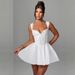 Hot-Selling Sleeveless Women's Dress With Elegant Lace Trim And Backless Design_ecoleips.com