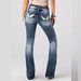 New Embroidered Jeans European And American Women's Clothing Heavy Wash Stretch Denim Trousers_ecoleips.com