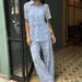 Women's Clothing Lace Shirt Vest Trousers Set Casual Lapel Hollow Three Piece Suit Spring Summer New_ecoleips.com