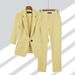 2023 Spring Summer New Elegant Suit Jacket Matching Set Women's Korean Chic Blazers Coat Pants 2 Piece Female_ecoleips.com