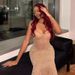 Women’s Clothing Girl Hot Diamond Nude Suspender Dress With Lining New Long Skirt_ecoleips.com