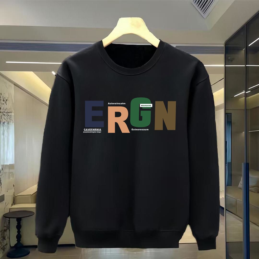 FW25 Matching Couple Cotton Crew Neck Sweatshirt - His & Hers_ecoleips.com