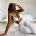 Women's Bikini Set With Ruffled Bottom - Stylish High Waist Swimwear For Beach & Pool - Soft Polyester Fabric - S/M/L/Xl_ecoleips.com