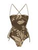 Women's Elegant Two-Piece Swimsuit Set American Style Beach Dress High-End Design_ecoleips.com