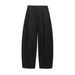 "Trendy Denim Two-Piece Set For Women - Stylish Jacket & Pleated Pants Outfit | European & American Fashion"_ecoleips.com