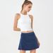 Women’s Clothing New Spring And Summer High Elastic Two Piece Denim Yoga Skirt For Women High Waist Slimming Hip Lifting Sports Wear Fitness Shorts_ecoleips.com