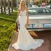 Women's Clothing Spring New Female White Simple Travel Photography Fishtail Bride Tube Top Korean Style Gown_ecoleips.com