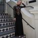 Women's Spring Fashion Semi High Neck Hollow out Lace Bodycon Dress European American Style Slim Fit Breathable Dress_ecoleips.com